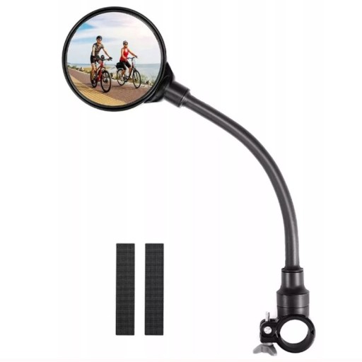 ZRKADLO NA BICYKEL VEĽKÉ 3D NASTAVITEĽNÉ ŠIROKÉ ZOBRAZENIE UHLU PRE SKÚTER