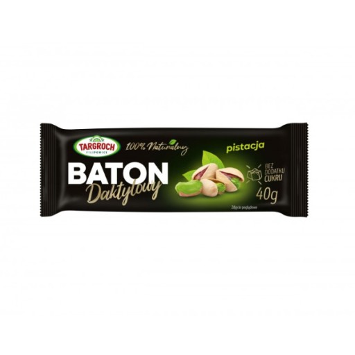 Datlová tyčinka, arašidy s pistáciami, bez cukru, 40 g Targroch
