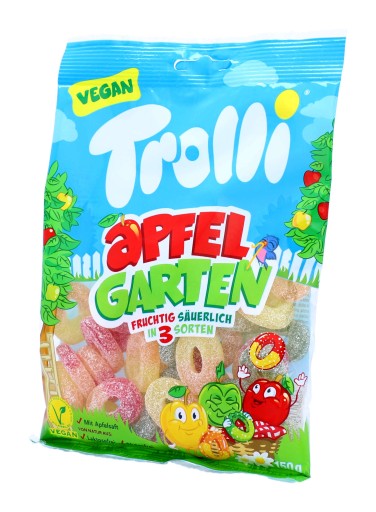 TROLLI Kyslé jablká Apfel Garten želé 150g DE