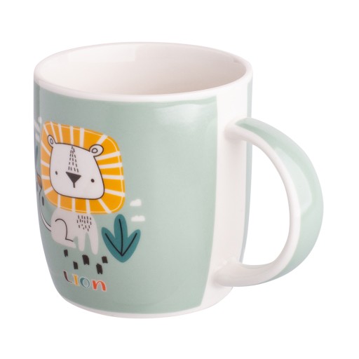 Porcelánový hrnček s potlačou Animals Lion 300ml