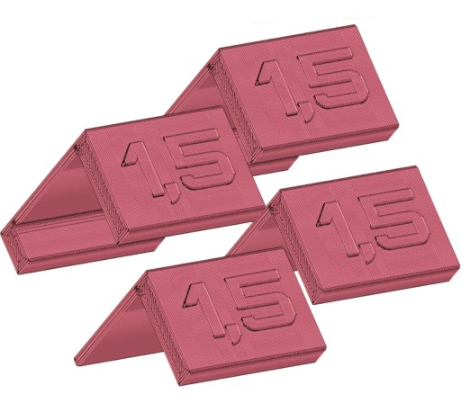 4x Dištančné podložky pre predné nastavenie 1,5mm 4ks RUŽOVÉ