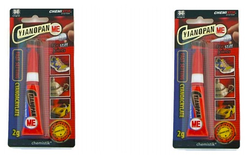 KYANOPÁNOVÉ LEPIDLO ZAHRNUTÉ 2G 2KS. CHEMISTIK L2V0