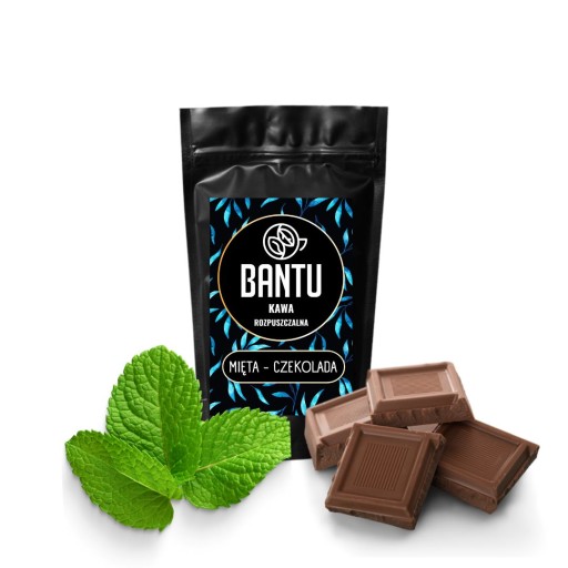 Bantu Instant Coffee Mint - Čokoláda 100g Instant s príchuťou mäty