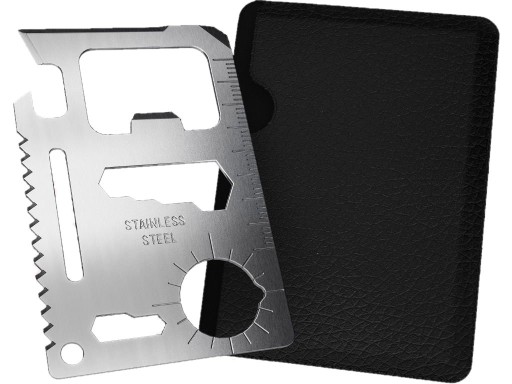 MULTITOOL SURVIVAL KARTA ZÁCHRANNÉ PREŽITIE