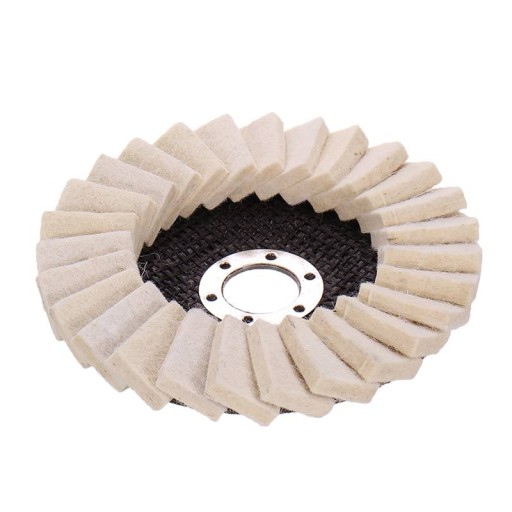 PLSTENÝ KOVOVÝ LEŠTIACI KOTÚČ 125MM KD959