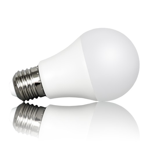 LED žiarovka 2835 SMD E27 8W=65W 640lm A60 STUDENÁ farba