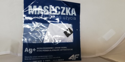 4F BIELA MASKA MASKA s iónmi striebra - 1 ks