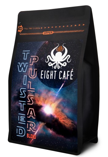 Zmes čerstvo pražených kávových zŕn Twisted Pulsar 50G pre kávovar na espresso