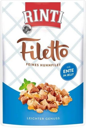 RINTI FILETTO S KURACÍM A KAČACÍM ŽELÉ 100g