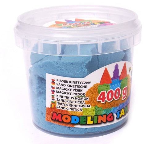 kinetická piesková náplň, 400g modrá