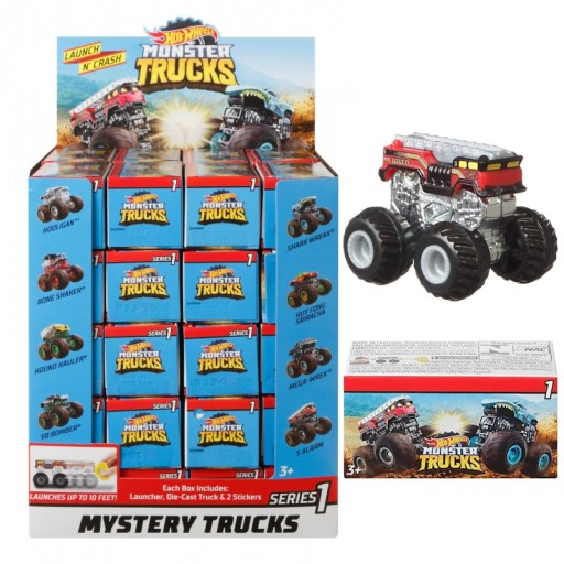 HOT WHEELS MONSTER TRUCKS MYSTERY TRUCKS MINI SURPRISE SÉRIA 1 GPB74