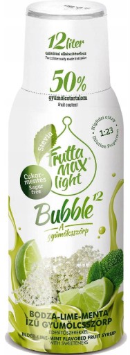 FRUTTAMAX Limetkovo - mätový sirup 500 ml na 12 litrov