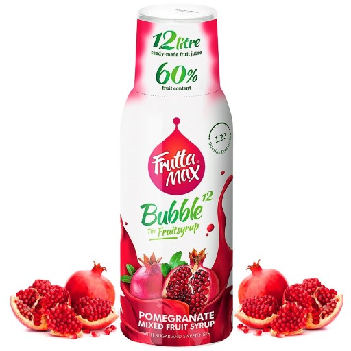 Sirup do Soda FruttaMax GRANAT karbonizátor 500 ml na 12 l