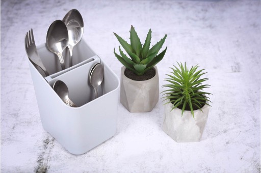 CUTLERY DRIPPER organizér kuchynská nádoba košík plastový stojan