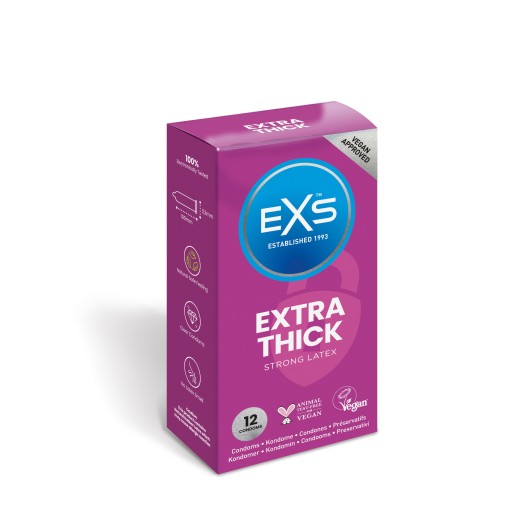 EXS Extra Safe hrubé kondómy 12 ks.
