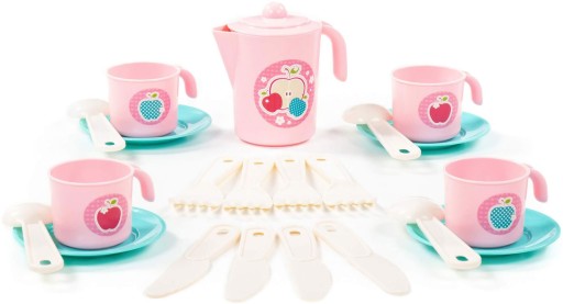 Polesie TEA SET taniere šálky príbory