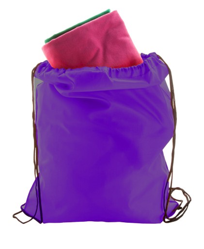 ŠKOLSKÝ BATOH Klzký polyester fialový
