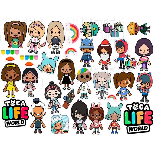 UMÝVAJÚCE TETOVANIE PRE DETI TOCA BOCA LIFE WORLD ORIGINAL DIZAJNY