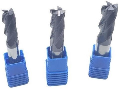 Tvrdokovová fréza VHM 4p 3 mm stopka 4 mm TiAlN 45HRC CNC