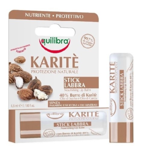 Equilibra, balzam na pery s bambuckým maslom, 5,5 ml