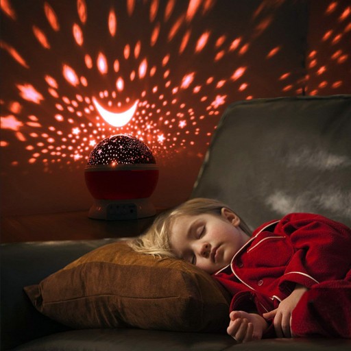 LED NOČNÁ LAMPA STARS SKY PROJEKTOR PROJEKTOR LAMPY PRE DIEŤA 2v1
