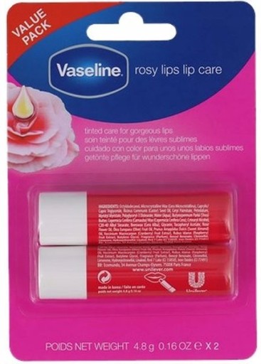 Vaseline LIP Care Lipstick 2x Rosy STICK