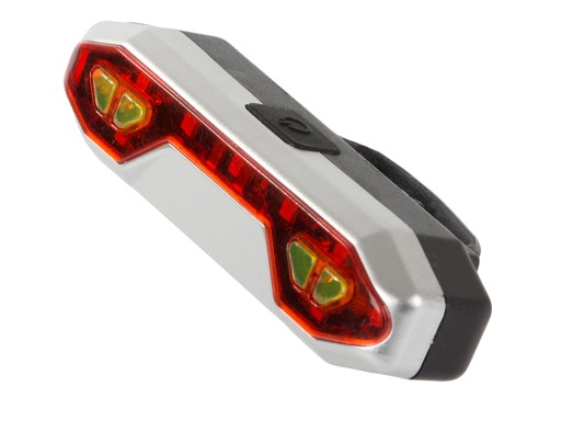LED USB ZADNÁ BICYKLE LAMPA VÝKONNÁ ZADNÁ NA BICYKEL