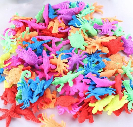 ZVIERATÁ ZVIERATÁ RASTÚCE VO VODNEJ NÁPLNI PRE PINATA PINATA 20 ks