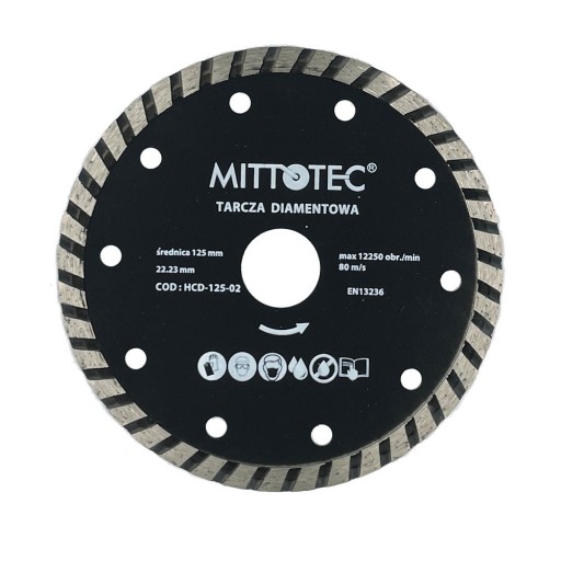 DIAMANTOVÝ KOTÚČ 125 MM NA REZANIE