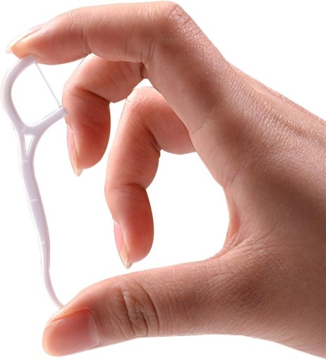 DENTAL Flosser TOOTPIKS S Flosser niťou na zuby s držiakom nite 24 ks