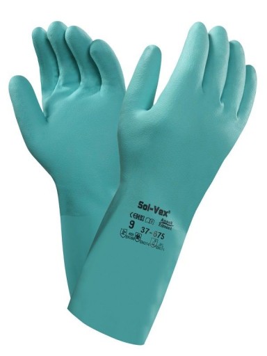CHEMICKÉ RUKAVICE ALPHATEC SOLVEX 37-675 ANSELL 9
