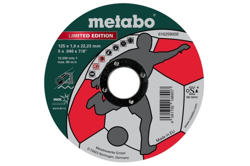 METABO KOTÚČ REZACÍ 125x1,0x22,2 INOX 1mm
