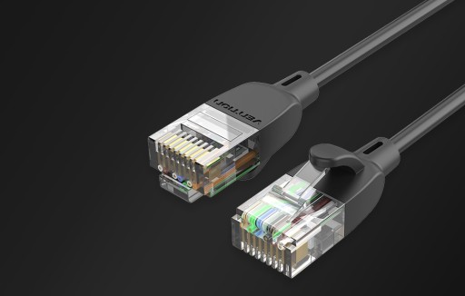 VENTION LAN INTERNETOVÝ KÁBEL ETHERNETOVÝ SIEŤOVÝ KÁBEL RJ45 UTP CAT 6A 1,5M