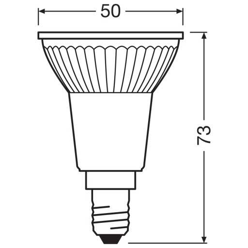 LED žiarovka 4,8W = 50W E14 2700K Stmievateľná Osram