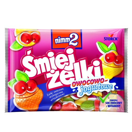 Nimm2 Śmiejżelki ovocie a jogurt s witi 100 g