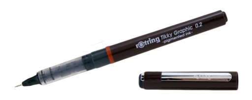 Rotring Tikky 0,2 mm čierne kresliace pero