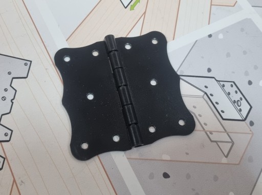 DEKORATÍVNY NÁBYTOK KRABIČKOVÝ PANT, ČIERNA ZO 100x101