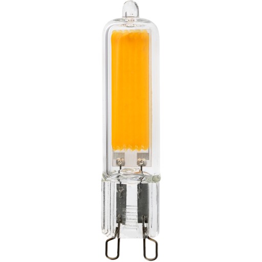 LED KAPSULOVÁ žiarovka MINI G9 5W = 50W 230V 3000K Teplá farba GLASS COB