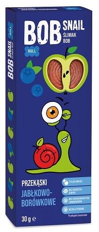 BOB SNAIL Jablkovo-čučoriedkový snack (30g)