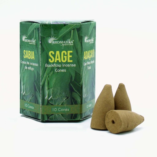 Vonné tyčinky Backflow Sage Aromatika 10 ks