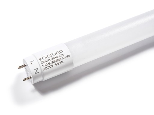 LED SVIETIDLO 9W T8 60CM STUDENÁ BIELA 6000K