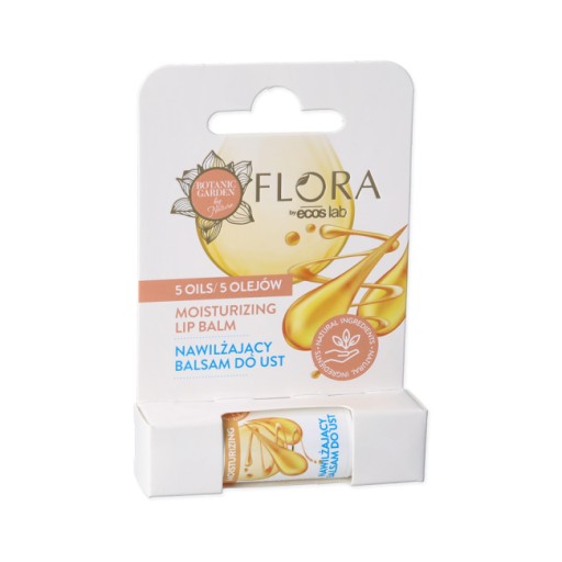 ECOS LAB Flora hydratačný balzam na pery - 5 olejov 3,8g