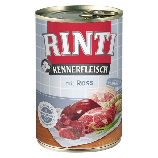 Rinti Kennerfleisch konské mäso 400g mokré krmivo pre psov