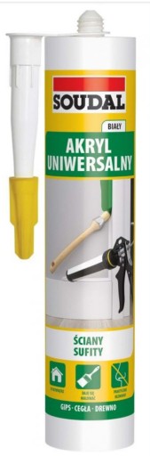 SOUDAL AKRYLOVÝ TESNENIE BIELY 280ml