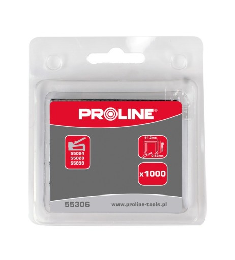 Tvrdené sponky typu A 53 L: 12 mm Proline 55312