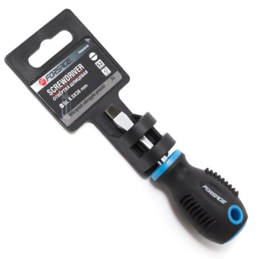 Plochý skrutkovač Magnetický krátky skrutkovač SL6,5x38mm Cr-V Steel Forsage