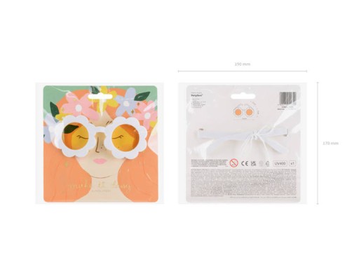 Vtipné okuliare Daisy Flowers Flowers Daisy Day 1 kus