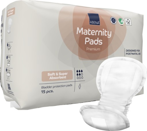 Abena popôrodné anatomické vložky 15 ks