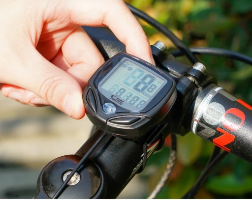 VODEODOLNÝ BICYKLOVÝ POČÍTAČ LED DISPLEJ 14 FUNKCIÍ HODINY