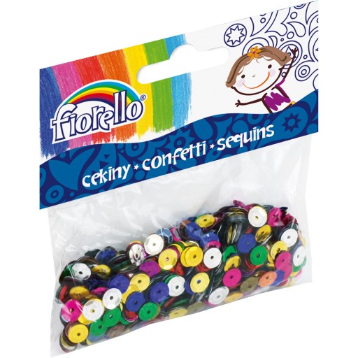 Flitre na konfety FIORELLO lomené kruhy GR-C14-7 170